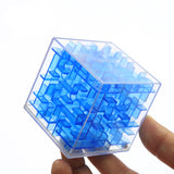 3D Cube Puzzle Maze Toy Hand Game Case Box