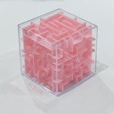 3D Cube Puzzle Maze Toy Hand Game Case Box