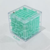 3D Cube Puzzle Maze Toy Hand Game Case Box