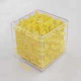 3D Cube Puzzle Maze Toy Hand Game Case Box