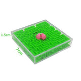 3D Cube Puzzle Maze Toy Hand Game Case Box